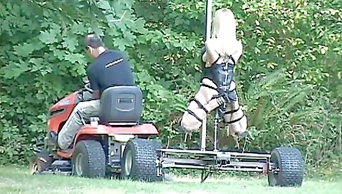 Darling Driven Around On Fucking Machine In Neck Corset Darling Driven Around On Fucking Machine In Neck Corset