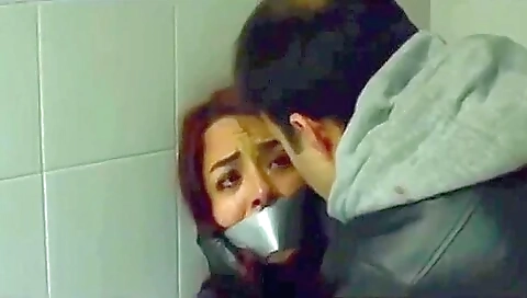 Tv Tape Gagged & Hooded Tv Tape Gagged & Hooded