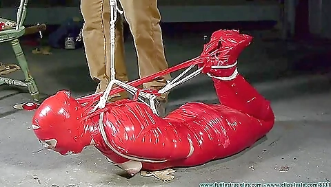 Red Mummification Hogtie Red Mummification Hogtie